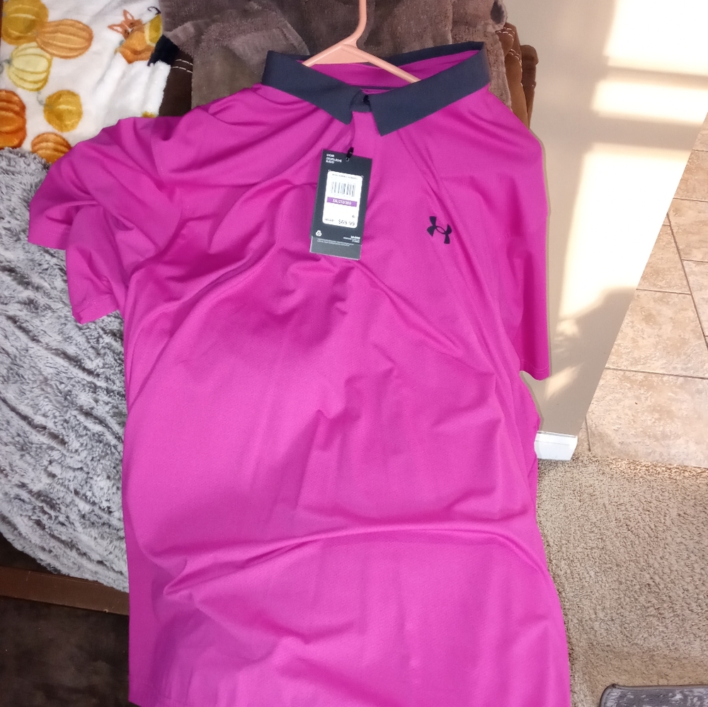 Mens under armor polo
